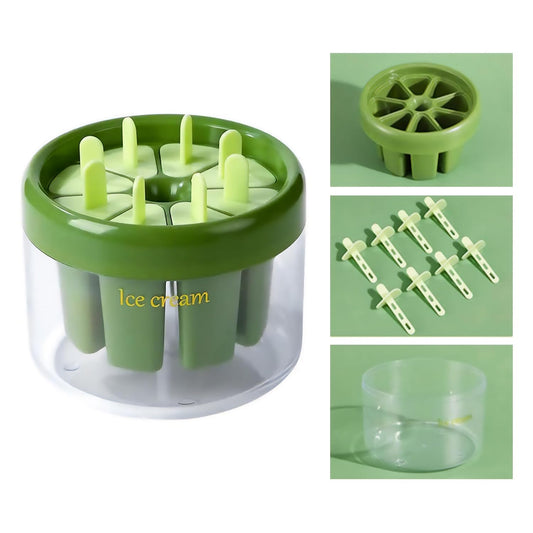 Reusable DIY 8 Pieces Ice Pop Mould