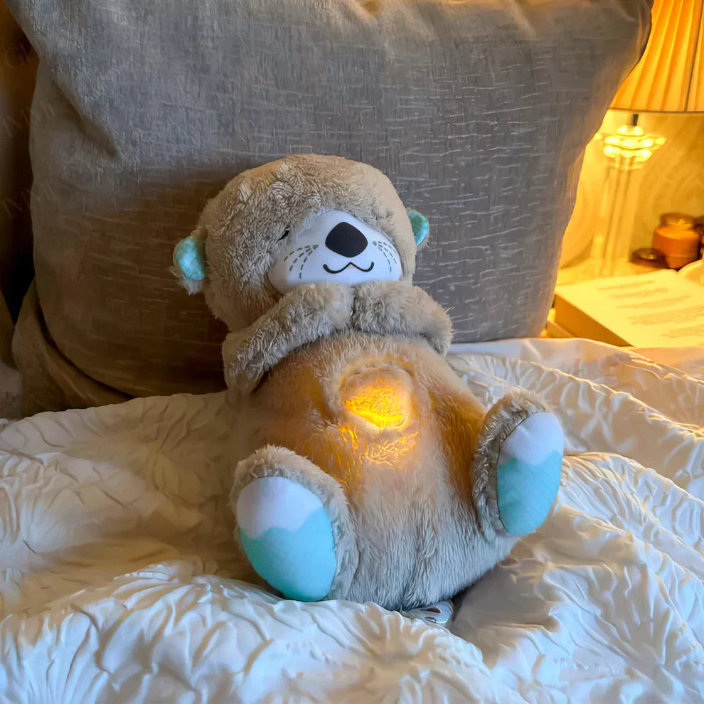 Breathing Teddy Bear with Soothing Music, Comfort Plush