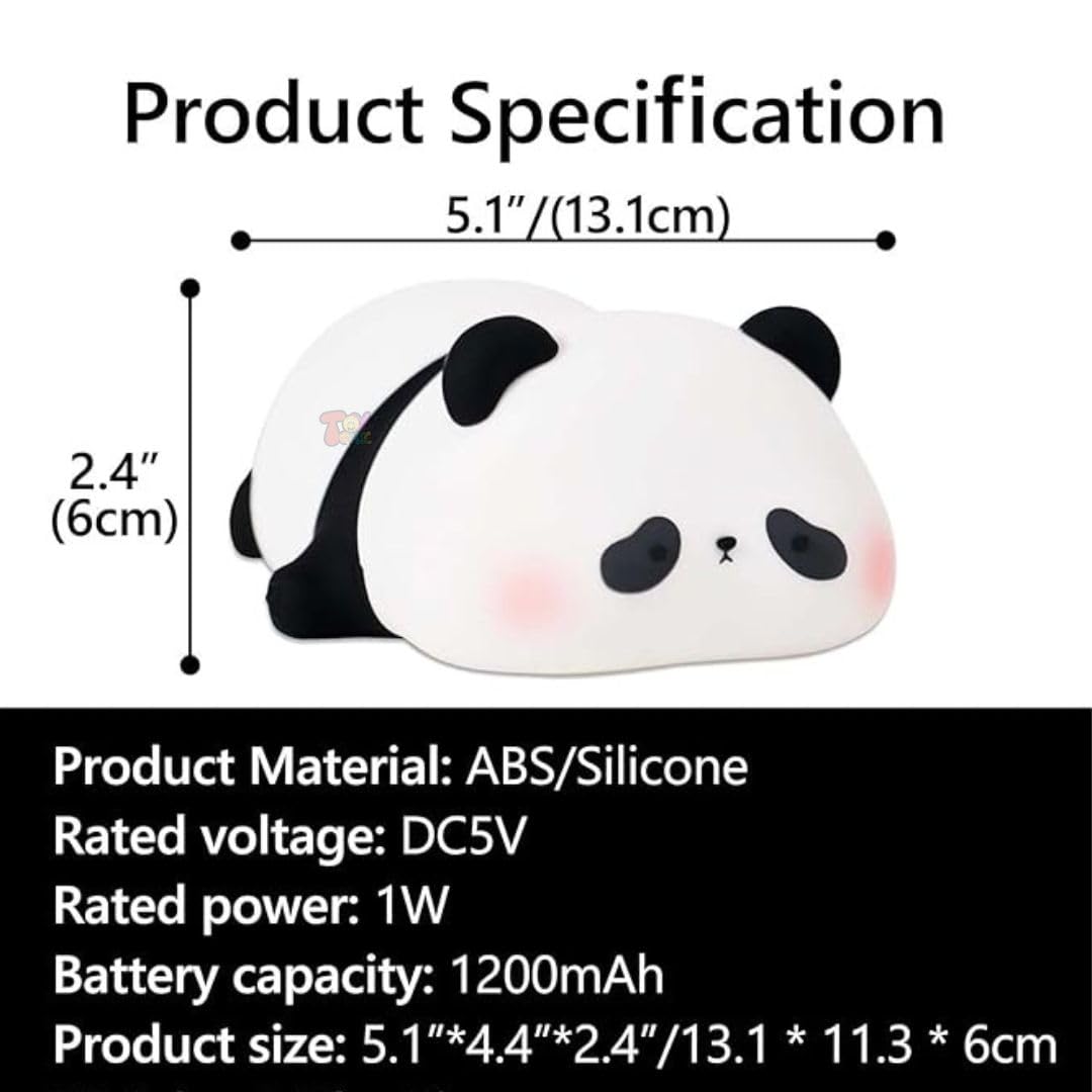 Cute Panda Silicone Night Light