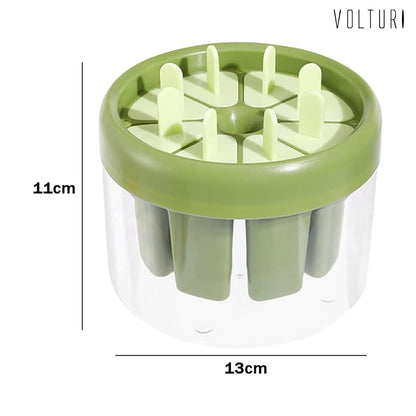 Reusable DIY 8 Pieces Ice Pop Mould