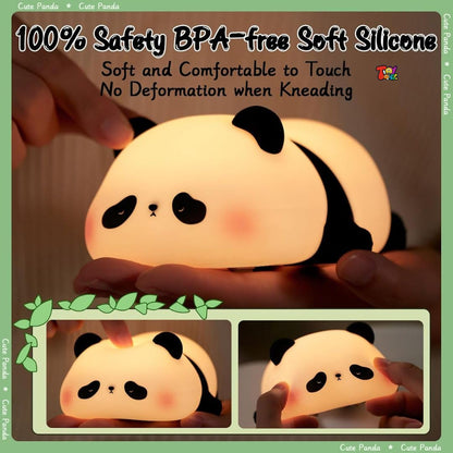 Cute Panda Silicone Night Light