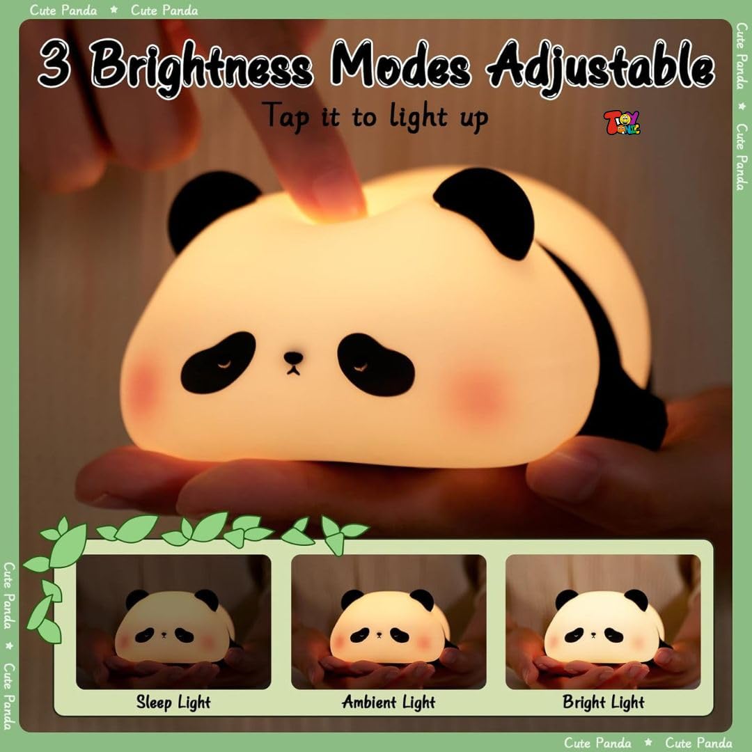 Cute Panda Silicone Night Light