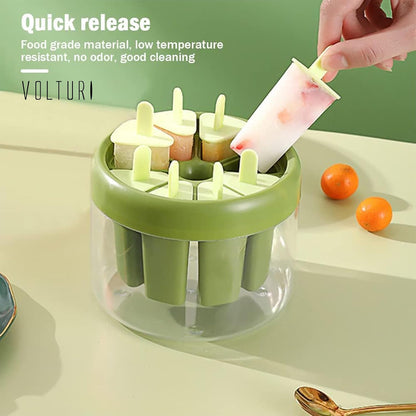Reusable DIY 8 Pieces Ice Pop Mould