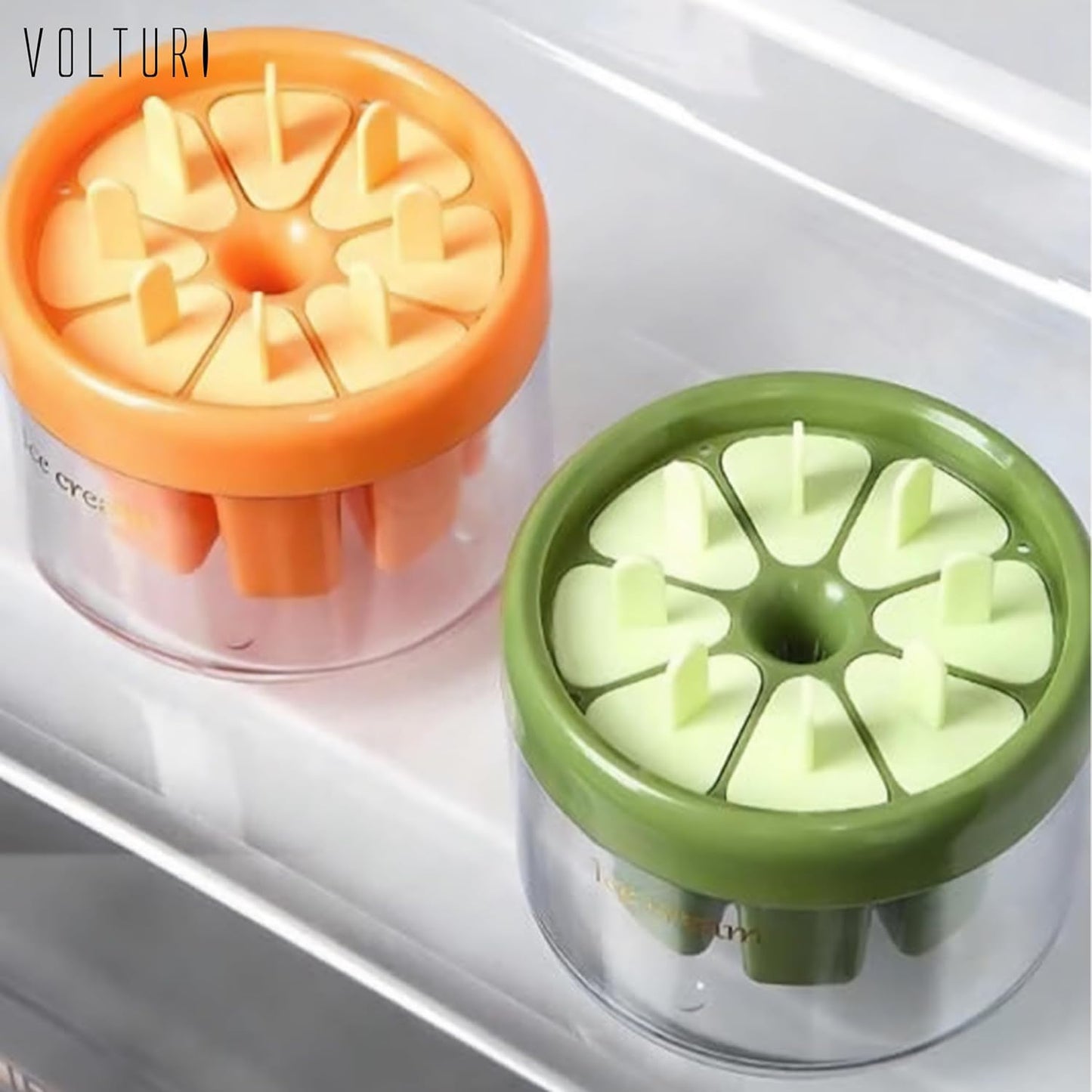 Reusable DIY 8 Pieces Ice Pop Mould
