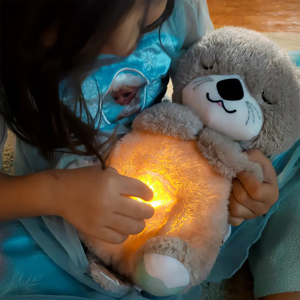 Breathing Teddy Bear with Soothing Music, Comfort Plush